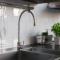 Кухонний кран Kroner KRP Edelstahl Klassisch-ESG035-1 гнучкий