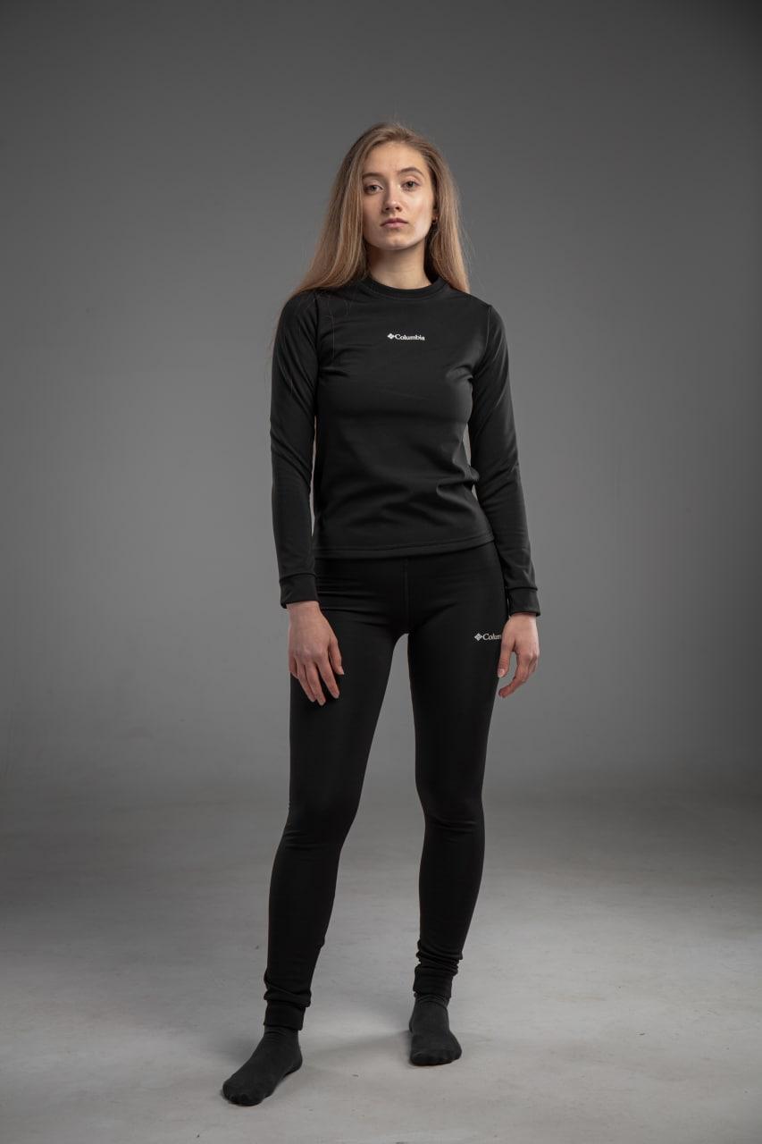 Жіноча термобілизна Columbia Omni-Heat чорна до -30*С термокомплект Коламбія на зиму, фото 1