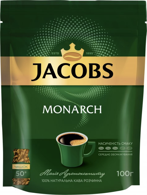 Кава розчинна Jacobs Monarch 100g