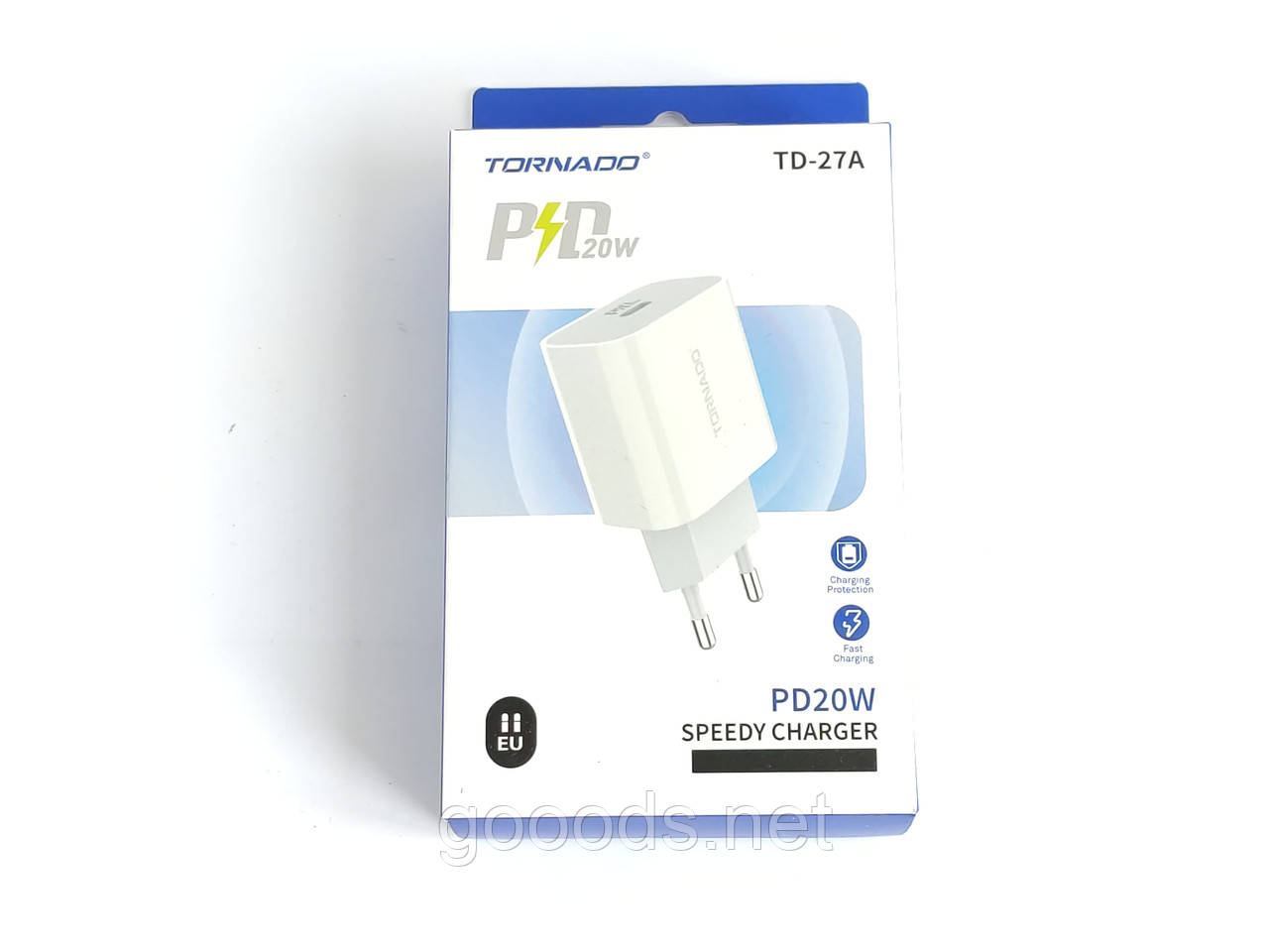 Зарядний пристрій 20W Type-C з підтримкою PD 3.0 і QC 3.0 Tornado TD-27A, фото 1