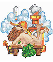 Схема для вишивки бісером ,, Пан у лазні ,, Сб-4-488