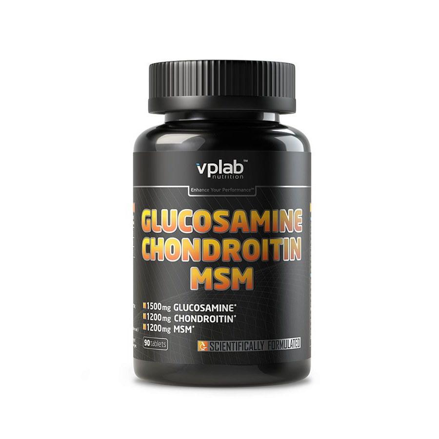 Препарат для суглобів і зв'язок VPLab Glucosamine Chondroitin MSM, 90 таблеток CN5458 SP