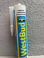 Герметик силіконовий універсальний білий/прозирий 280мл  (West Bud)