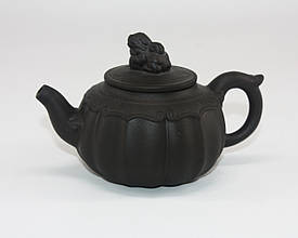 Чайник для церемонії чорний (глина)