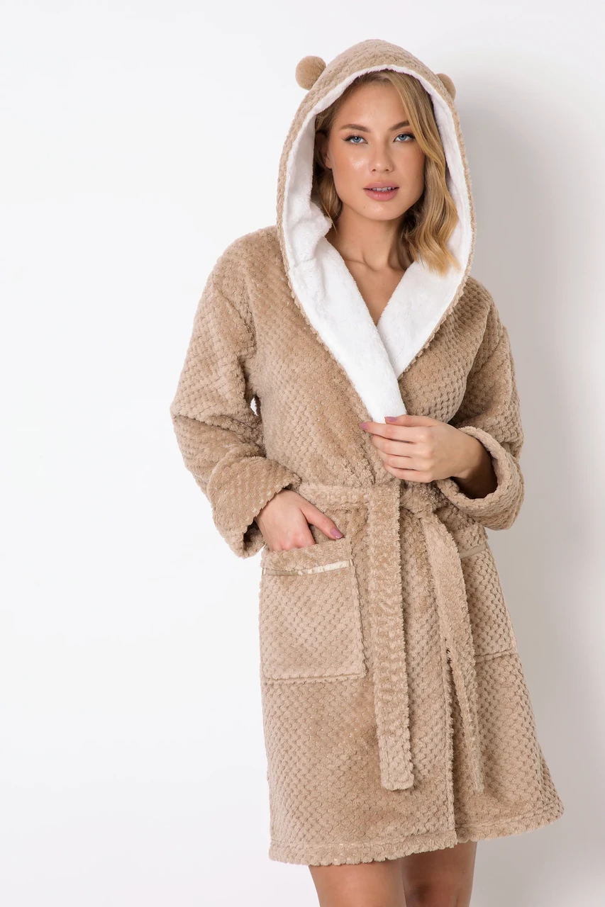 Жіночий халат з вушками ARUELLE Andrea Bathrobe