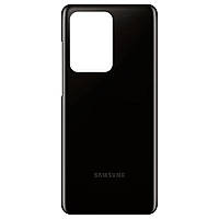 Задняя крышка для Samsung S20 Ultra (G988), черная, Cosmic Black оригинал (Китай)