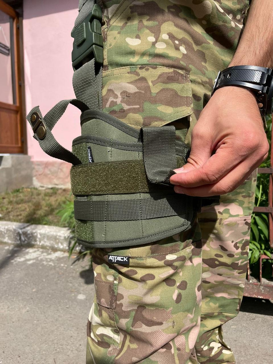 Тактична кобура на стегно Attack Хакі