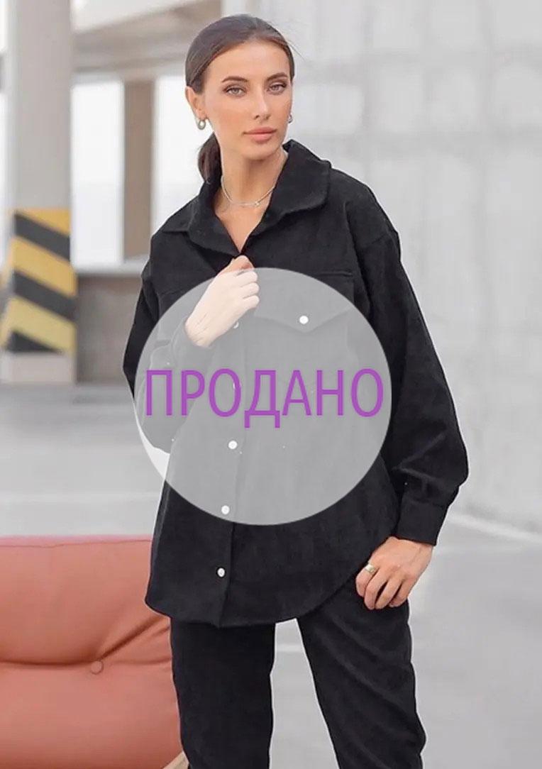 Жіноча вельветова сорочка "Vito"| Норма і батал