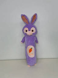 Іграшка обіймашка подушка заєць фіолетовий (100 см) 2 в 1 krd0216