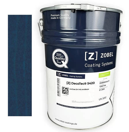 Лак Deco-tec 5420 колір Синій cl5.13 (Blau), Zobel, фото 1