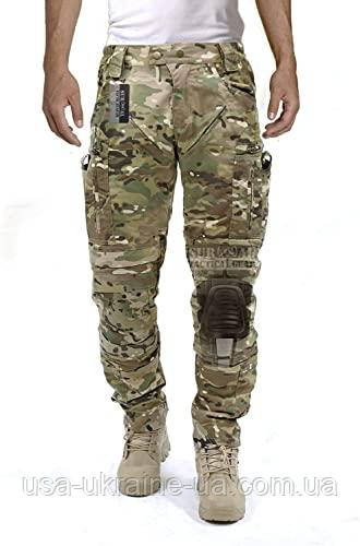 Бойові штани з двома типами наколінників (тверді та м'які) Survival Tactical Gear CORDURA, фото 1