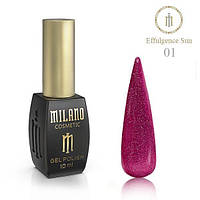 Світловідбиваючий гель-лак Effulgence Sun #01 Milano Cosmetic, 10 мл