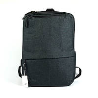 Текстильный черный молодежный рюкзак большой спортивный дорожный рюкзак на молнии из прочного текстиля