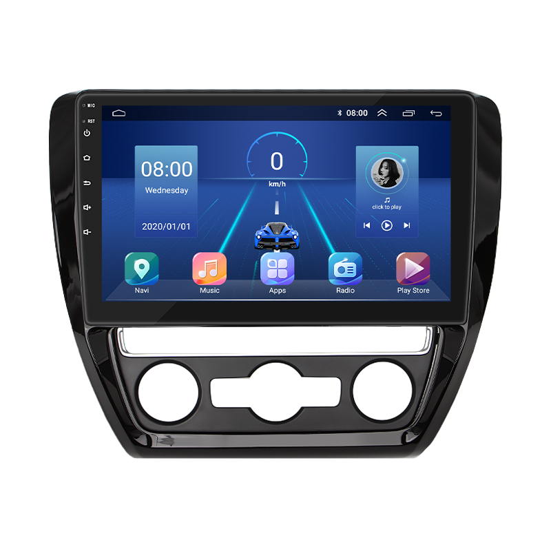 Штатна магнітола 10" Lesko для Volkswagen Jetta VI 2010-2015 4/32Gb 4G Wi-Fi GPS Top Вольксваген