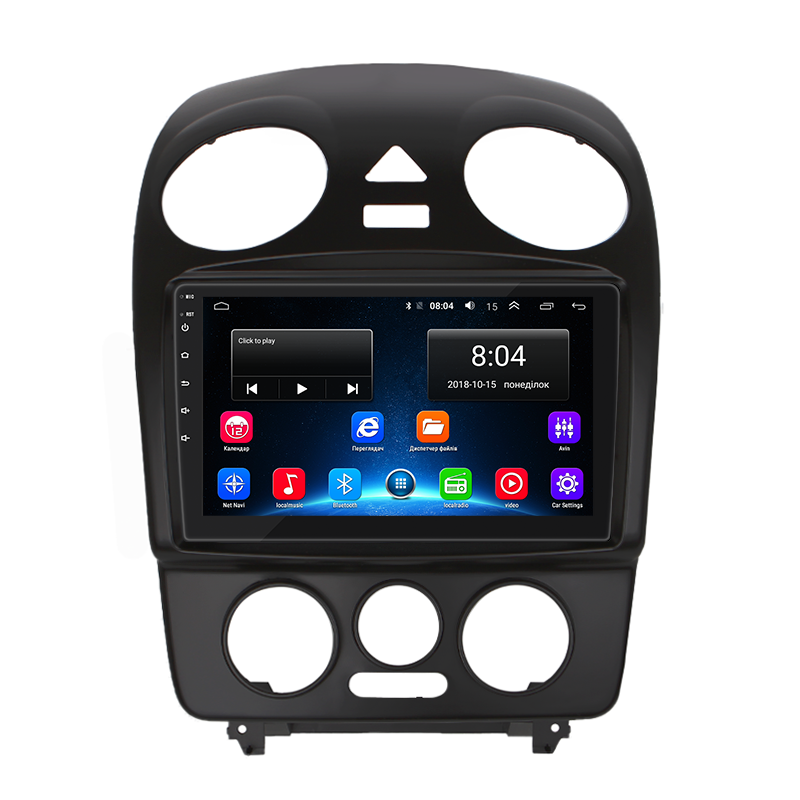 Штатна магнітола 9" Lesko для Volkswagen Beetle I (A4) Рестайлінг 2005-2010 2/32Gb Wi-Fi GPS Base