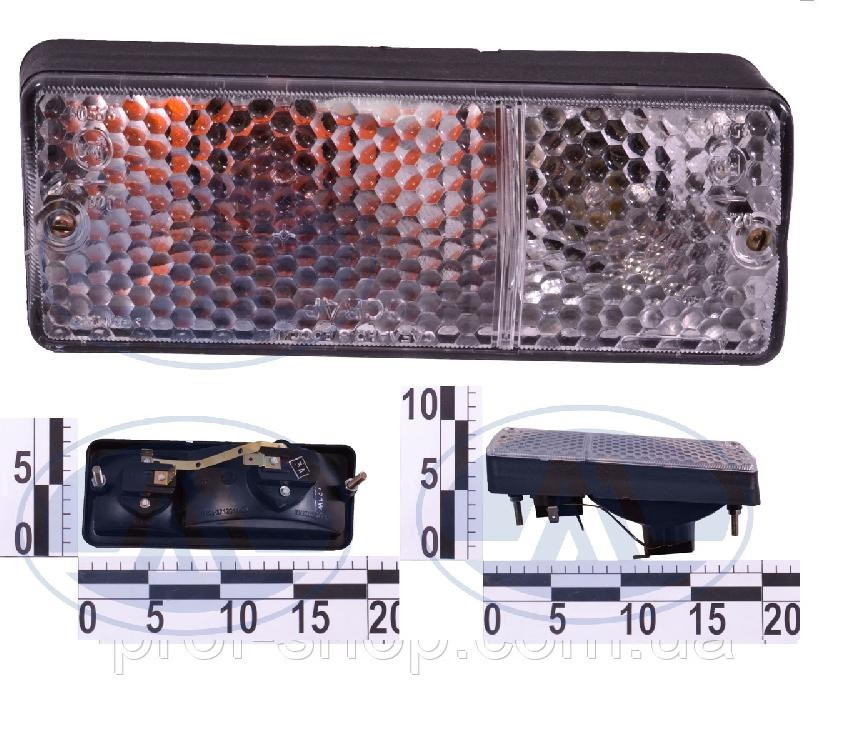 Підфарник ВАЗ 2106, 2121, 21213, лівий габаритний, 12 В, білий (ТН125 Л-01), фото 1