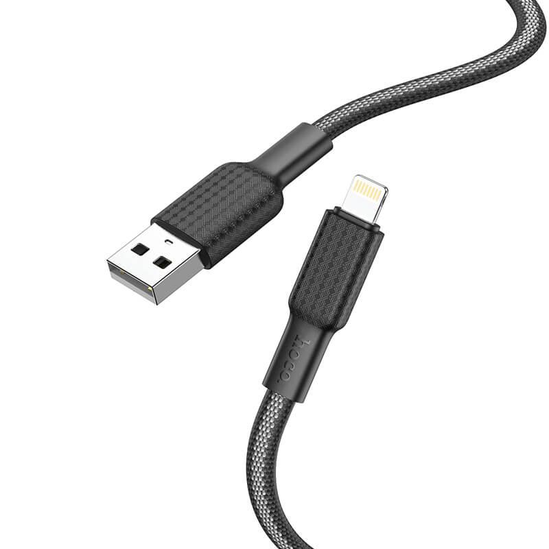 Кабель HOCO Lightning Jaeger charging Data cable X69 |1m, 2.4A|