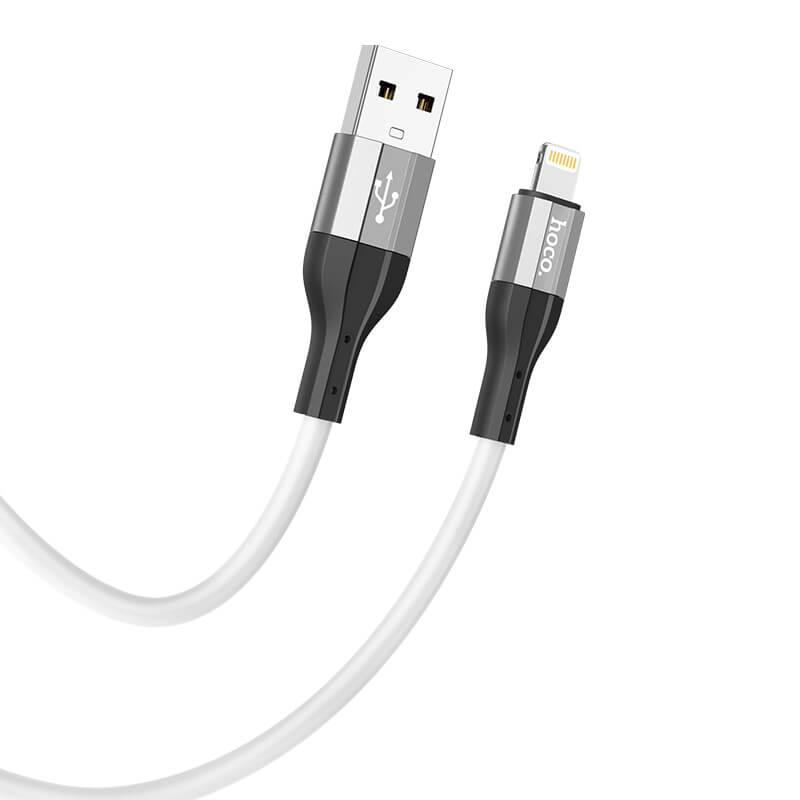 Кабель Hoco Lightning Creator silicone charging Data cable X72 |1m, 2.4A|