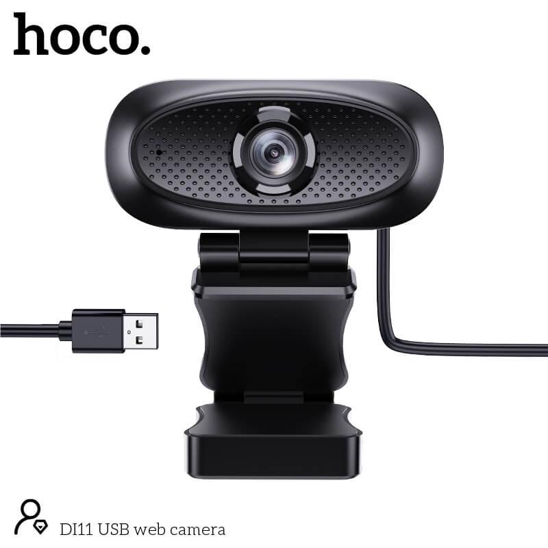 Web камера HOCO USB web camera with Audio Focus DI11 |2KHD, 4Mpx, 1.5m|