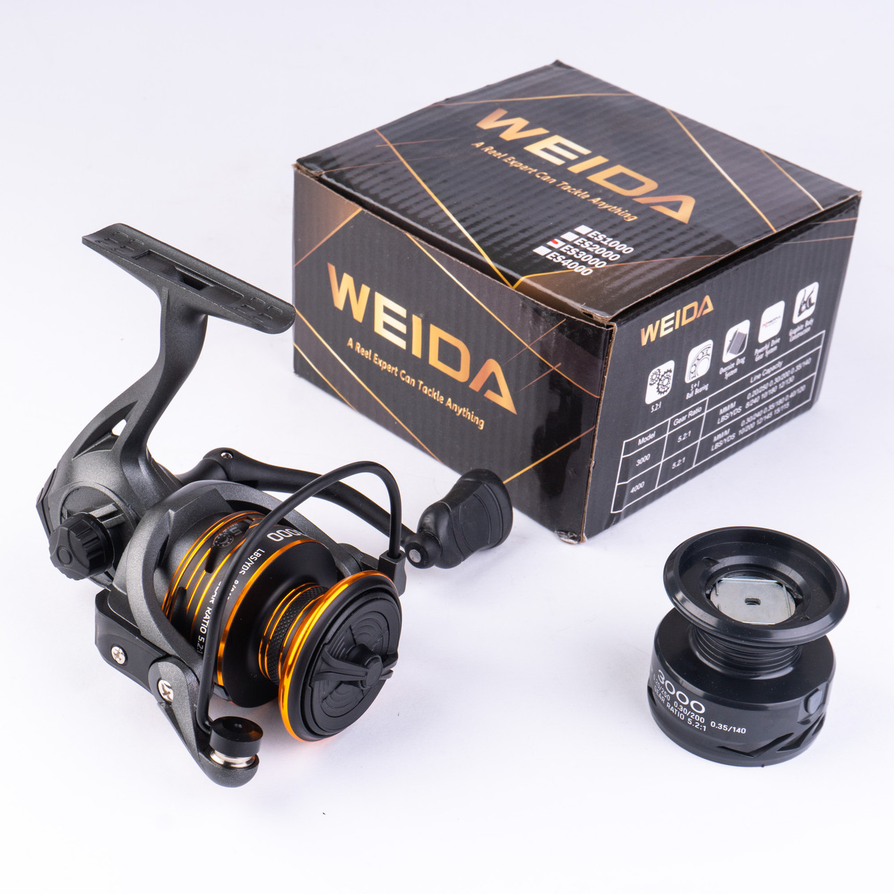 Котушка на спінінг Weida ES 2000 5+1BB