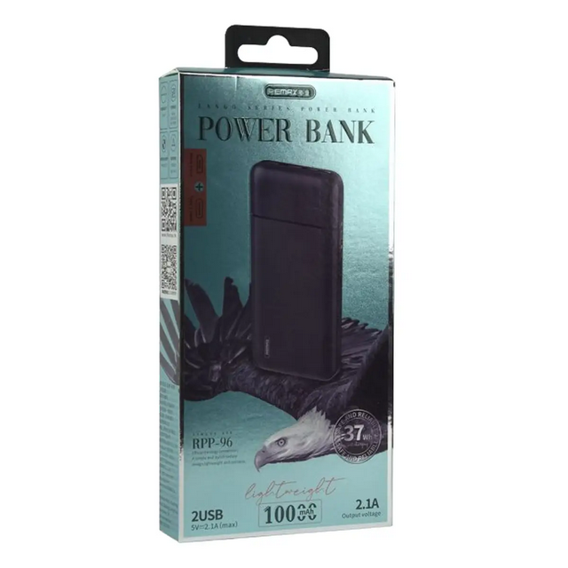 Зарядка портативна Power Bank Remax RPP-96 10000 mAh 2 USB