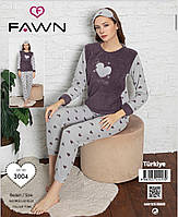 Піжама FAWN на манжетах. Розміри S, M, L, XL.