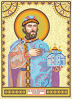 Схема для вишивання ікони бісером на натуральному художньому полотні Святу Ярослав