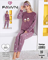 Пижама FAWN на манжетах. Размеры S, M, L, XL.