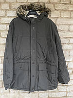 1, Очень Теплая зимняя мужская куртка парка на шерпе Джорж George Размер XL