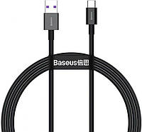 Кабель быстрой зарядки Baseus Superior Series USB to Type-C 66W 100 см Black (CATYS-01)