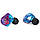 Гібридні дротові навушники KZ ZST дводрайверні з мікрофоном Original Multicolor, фото 2