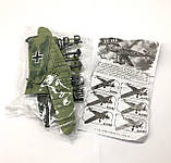 Модель літака BF-109 German fighter 20*18CM (зелений), фото 2