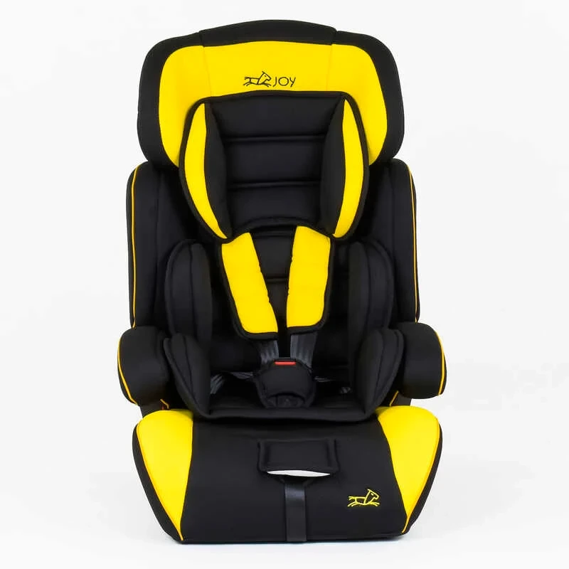 Автокрісло дитяче 9-36 JOY 6960 Y Жовте, група 1/2/3, від 9 місяців до 12 років, з бустером