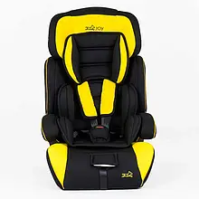 Автокрісло дитяче 9-36 JOY 6960 Y Жовте, група 1/2/3, від 9 місяців до 12 років, з бустером