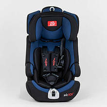 Дитяче автокрісло з бустером ISOFIX JOY FX 1771 Синє, група 1/2/3, вага 9-36 кг, від 9 місяців до 12 років