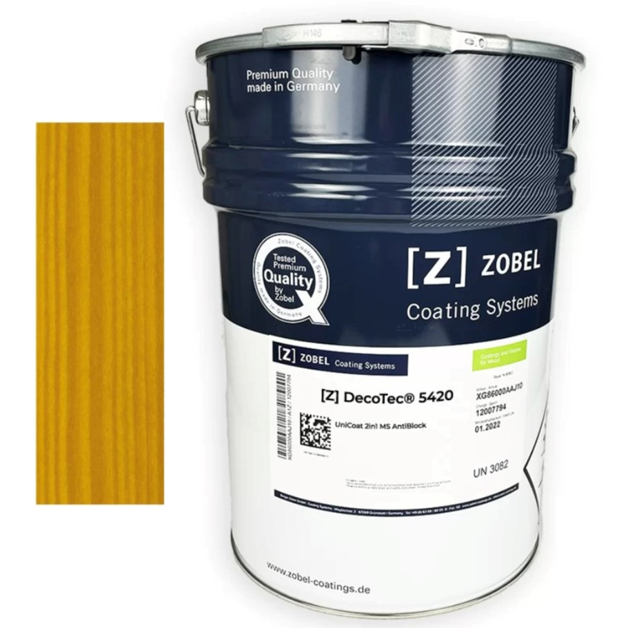 Лак Zobel Deco-tec 5420, колір Дуб (Eiche), 20л (Німеччина)