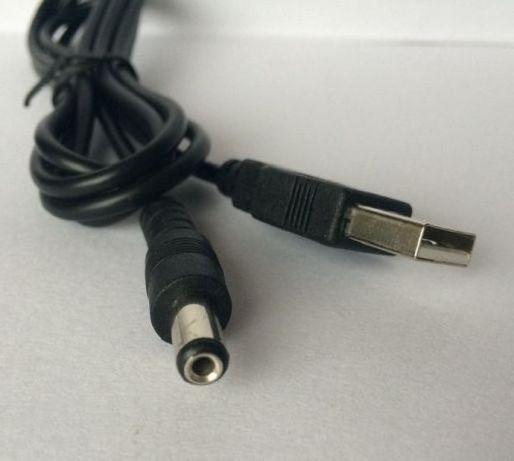 USB-кабель живлення пристроїв DC 5.5* 2.1 мм