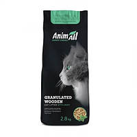AnimAll Наповнювач деревний з ароматом м'яти - 2,8 кг