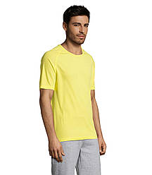 Спортивна футболка, лимонний жовтий, SOL'S SPORTY від XS до XXL