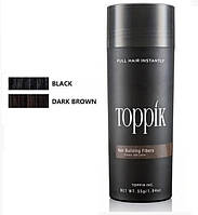 Загуститель для волос Toppik Black Черный топпик пудра