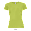 Жіноча спортивна футболка, зелене яблуко, SOL'S SPORTY WOMEN від XS до XXL, фото 2