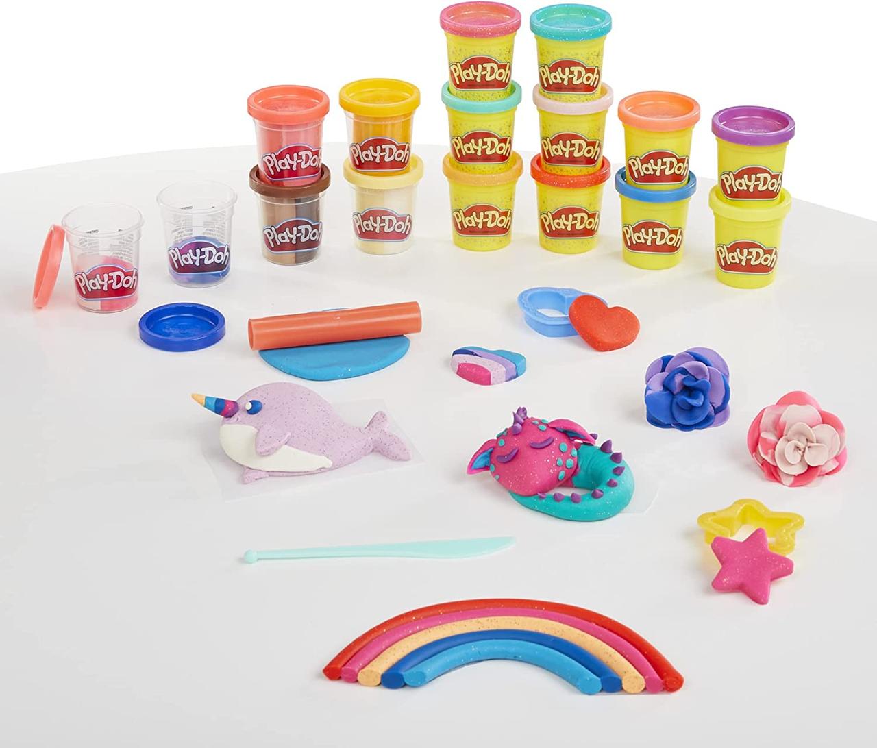 16 Play Doh Sparkle and Scents