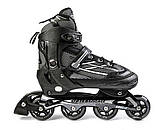 Розсувні роликові ковзани Scale Sports Adult Skates XL LF 935 Чорний (41-44), фото 4