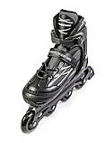 Розсувні роликові ковзани Scale Sports Adult Skates XL LF 935 Чорний (41-44), фото 6
