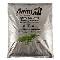 AnimAll Наповнювач Поглинаючий деревний - 12 кг