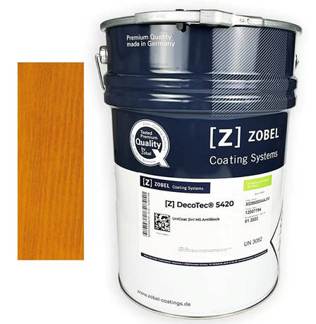 Лак Deco-tec 5420 колір Золотий тік (Gold Teak), Zobel, фото 1