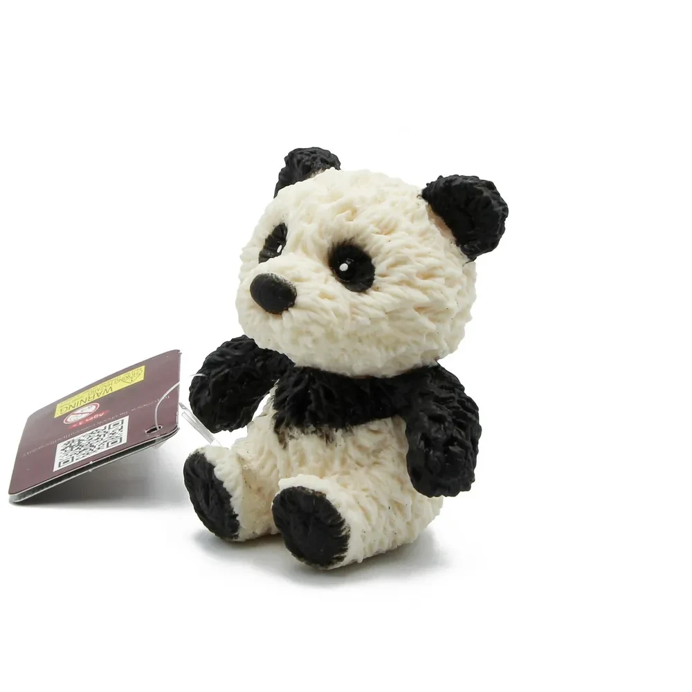 Панда силіконова Антистрес Тянучка Гонконг 8 см., фото 1