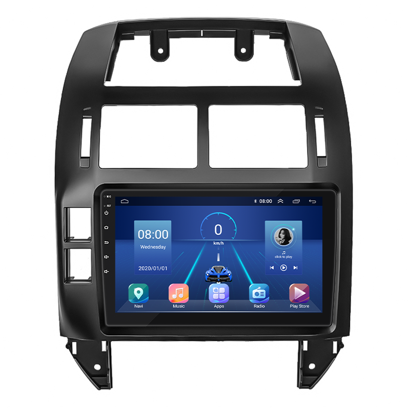 Штатна магнітола 9" Lesko для Volkswagen Polo IV 2001-2005 4/64Gb/ 4G/ Wi-Fi/CarPlay Premium Вольксваген 3 шт.