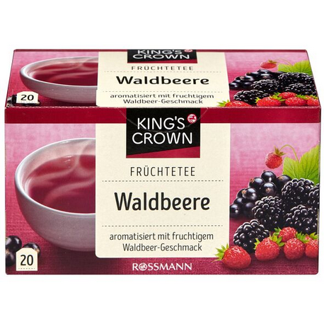 Чай фруктовий King's Crown "Лесні ягоди" 40г, фото 1