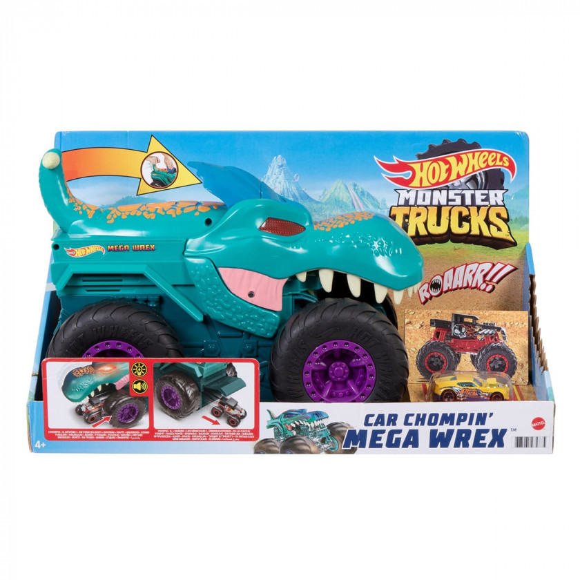 Позашляховик Hot Wheels Monster Trucks машинка Хижий Мега Рекс (GYL13)